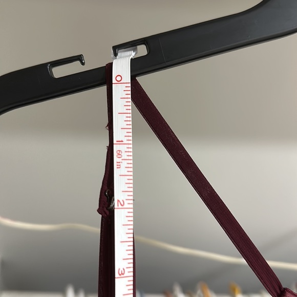 Azazie Evalleen Cabernet color size A0 - Picture 4 of 6